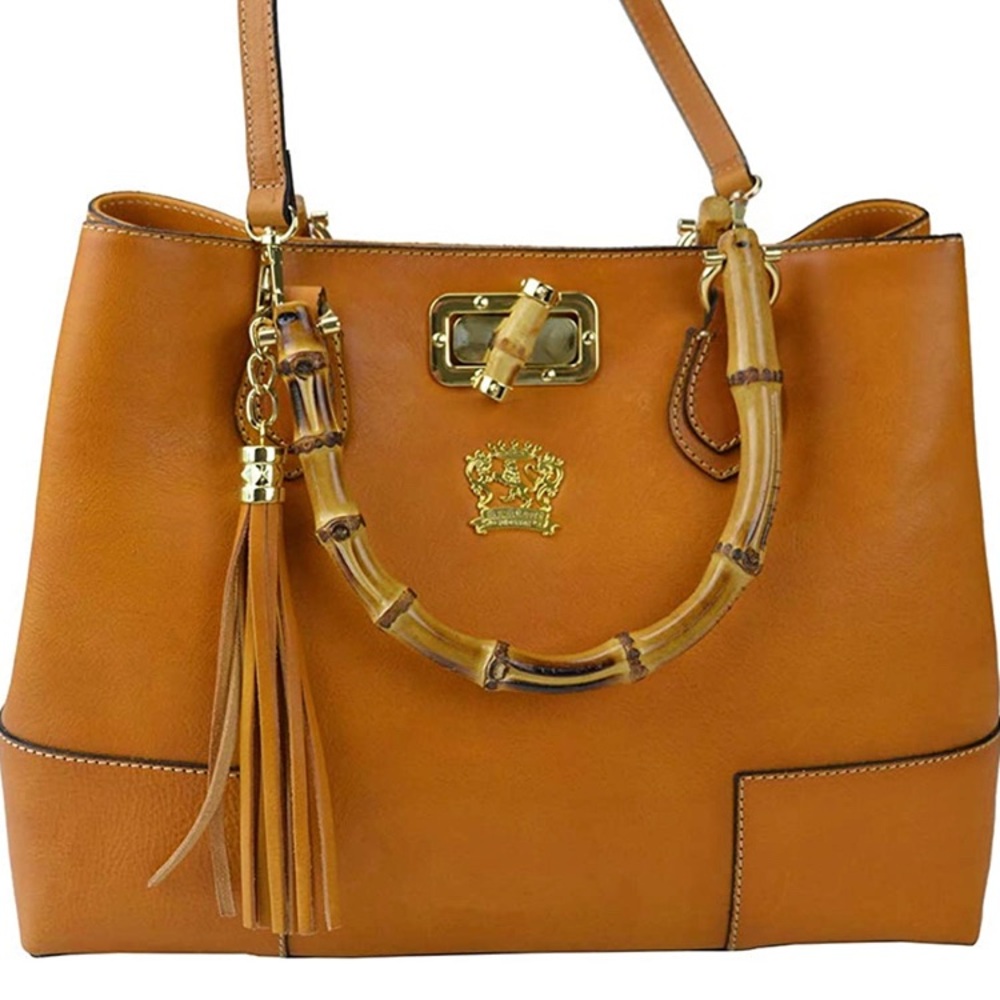 Pratesi Firenze handbag, one of a kind, brown leather, made in Italy